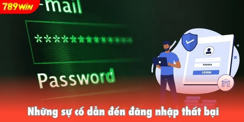 Những sự cố dẫn đến đăng nhập thất bại